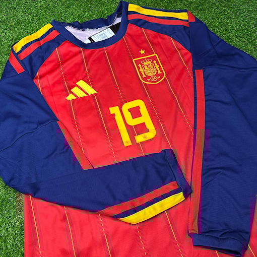 Picture of Spain 2026 Home Lamine Yamal World Cup Long - Sleeve