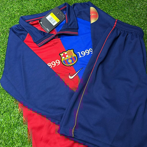 Picture of Barcelona 99/00 Home Kids Long - Sleeve