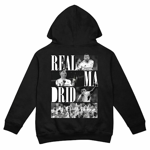 Picture of Real Madrid Team Hoodie Black Kids