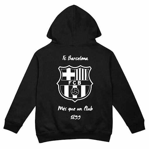 Picture of Barcelona Team Hoodie Black Kids