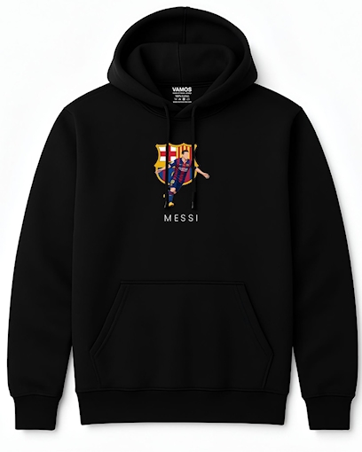 Picture of Barcelona Messi Black Hoodie