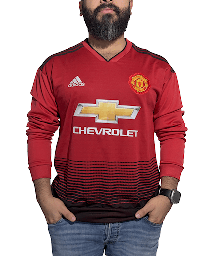 Picture of Manchester United 18/19 Home  Long - Sleeve