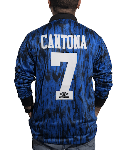 Picture of Manchester United 92/93 Away Cantona Long-sleeve