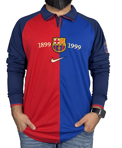 Picture of Barcelona 89/99 Home Long - Sleeve