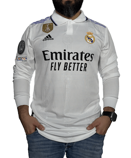 Picture of Real Madrid 22/23 Home Benzema Long - Sleeve