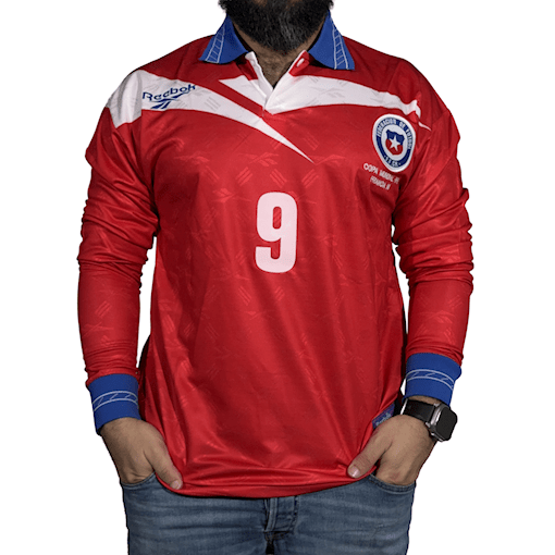 Picture of Chile 1998 Home Zamorano Long Sleeves