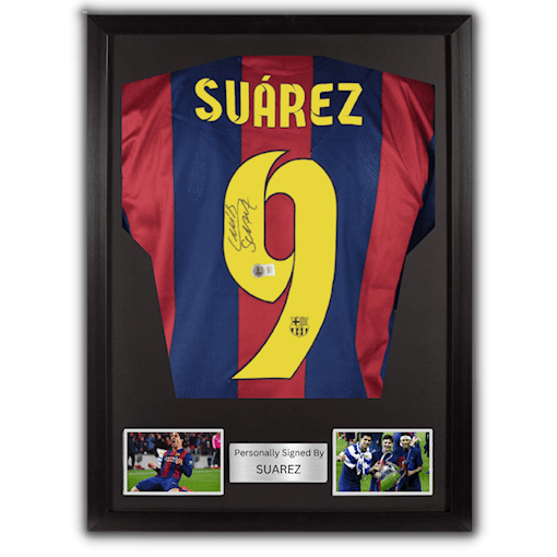 Picture of Suarez signed & framed