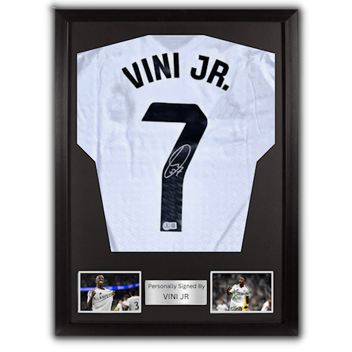 Picture of Vini Jr signed & framed