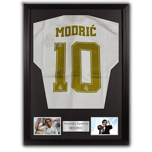 Picture of Modric signed & framed