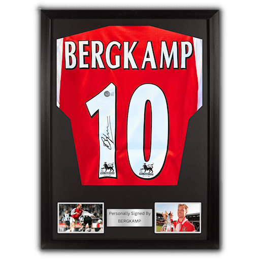 Picture of Bergkamp signed & framed