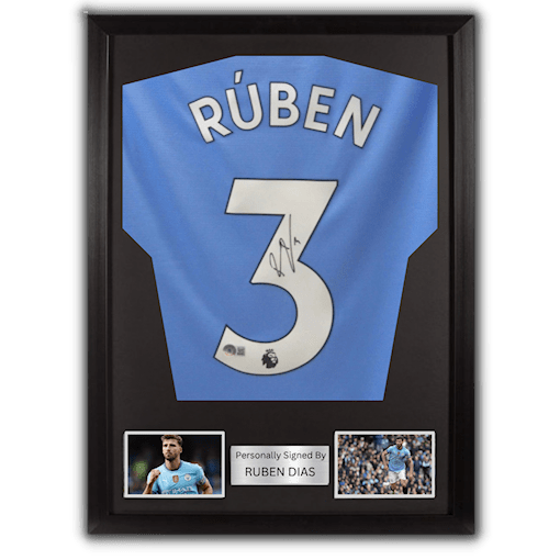Picture of Ruben Dias signed & framed