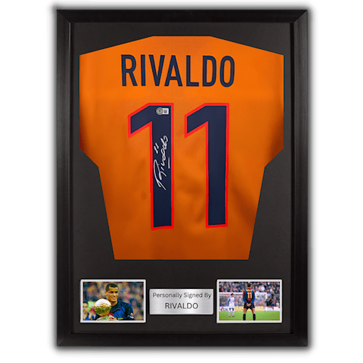 Picture of Rivaldo signed & framed
