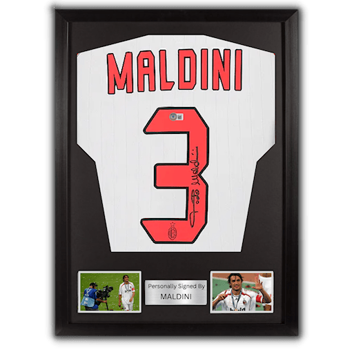 Picture of Maldini signed & framed