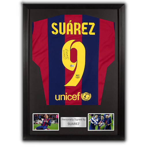 صورة Luis Suarez signed & framed