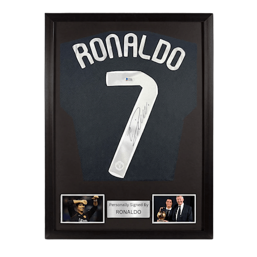 Picture of Cristiano Ronaldo signed & framed