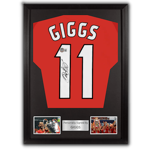 Picture of Giggs signed & framed