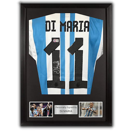 Picture of Di Maria signed & framed