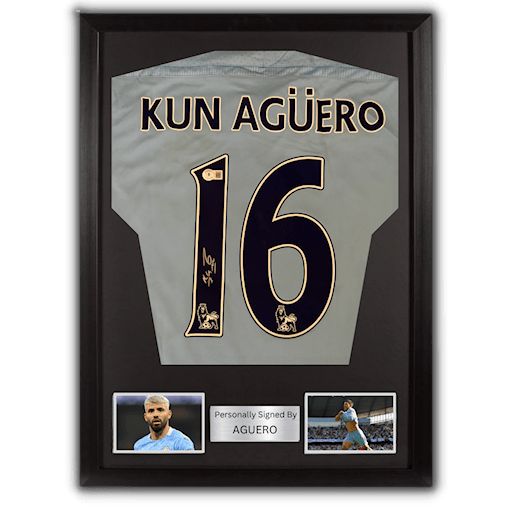 Picture of Aguero signed & framed