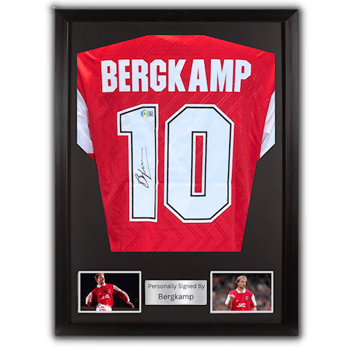 Picture of Bergkamp signed & framed