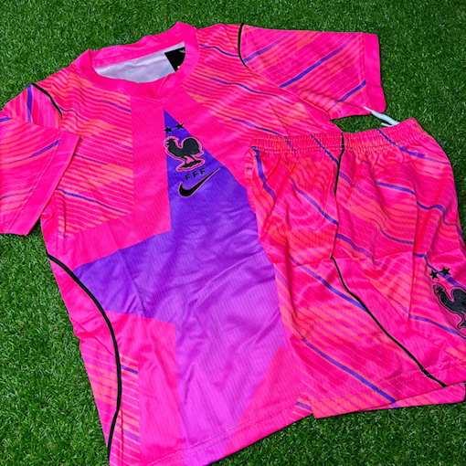 Picture of  France 2026 Goalkeeper Pink/Purple Kids