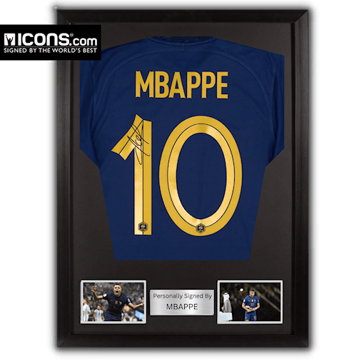 Picture of Mbappe signed & framed