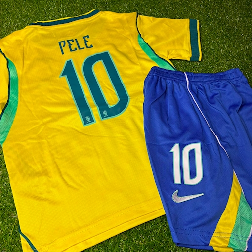 Picture of Brazil 2026 Home Pele Kids   