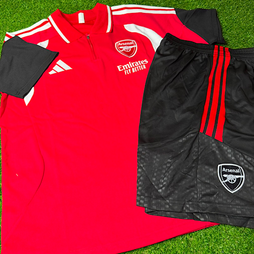 Picture of Arsenal 26/27 Polo Training Kit  Red/White
