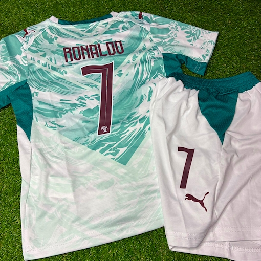 Picture of Portugal 2026 Away Ronaldo Kids  