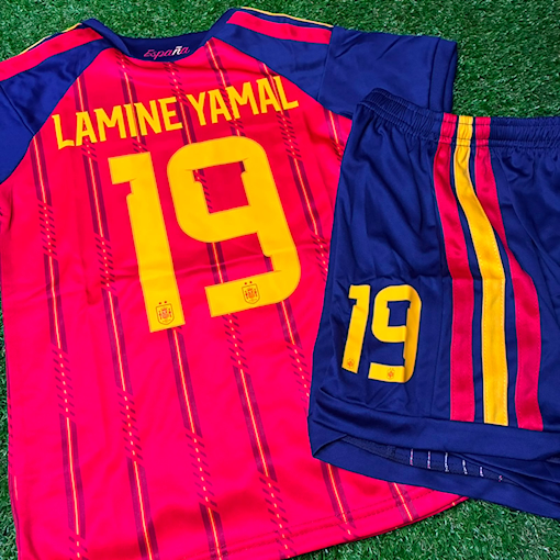 Picture of Spain 2026 Home World Cup Lamine Yamal Kids  