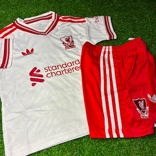 Picture of Liverpool 26/27 Away White/Red Kids 