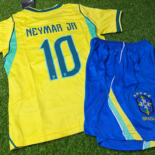 Picture of Brazil 2026 Home Neymar jr Kids 