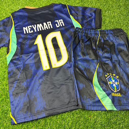 Picture of Brazil 2026 Away Neymar jr Kids 