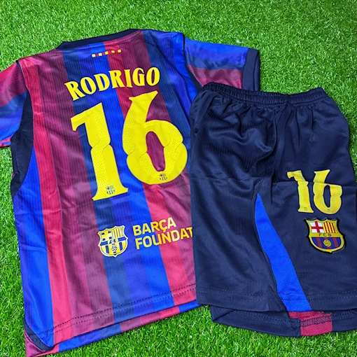 Picture of Barcelona 26/27 Home Rodrigo Kids