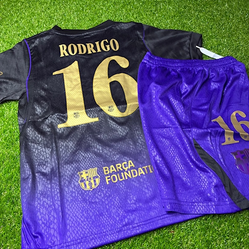 Picture of Barcelona 26/27 Away Rodrigo Kids 