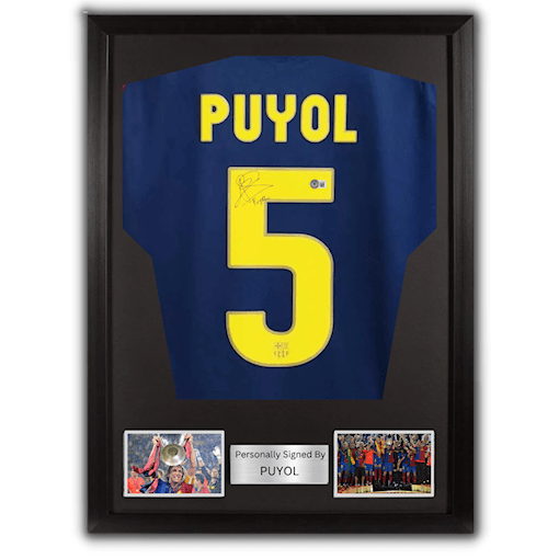 Picture of Puyol signed & framed