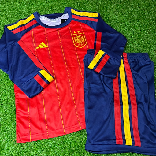 Picture of Spain 2026 Home Long-Sleeve Kids 