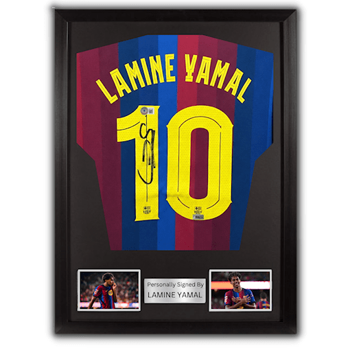 Picture of Lamine Yamal signed & framed